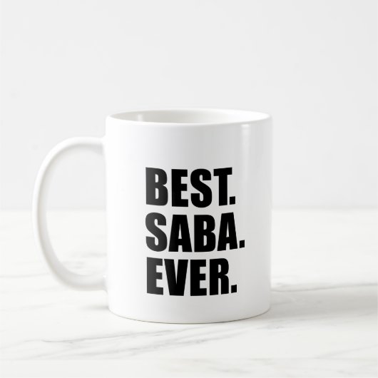 Best Saba Ever Jewish grootvader Koffiemok (Links)