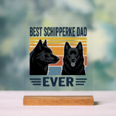 Best Schipperke Dad Ever Retro Dog Vector Design_1 (Neutre)