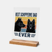 Best Schipperke Dad Ever Retro Dog Vector Design_1 (Angle)
