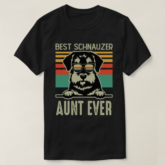 Best Schnauzer AUNT EVER  T-shirt (Design voorkant)