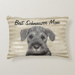 Best Schnauzer Mam Accent Pillow Kussen