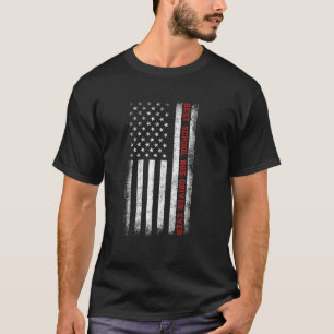 Best School Bus Driver ooit USA Flag Patriotic Bus T-shirt