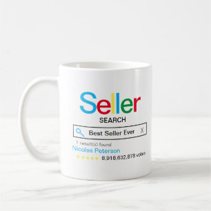 Best Seller Ever Zoekmachine Resultaat Met naam Koffiemok