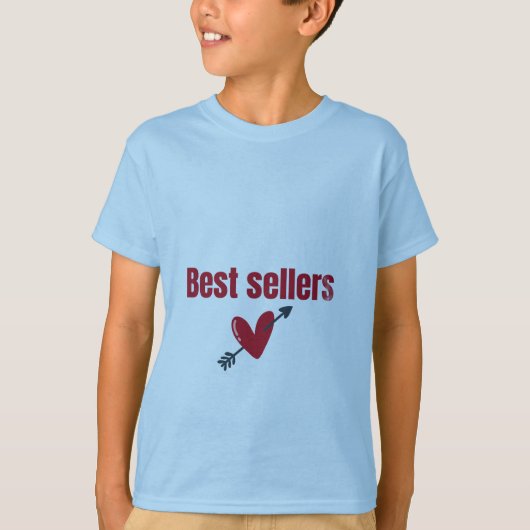 Best Sellers Valentine Heart Arrow T-Shirt (Devant)