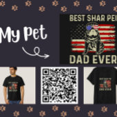 Best Shar Pei Dad Ever T-shirt