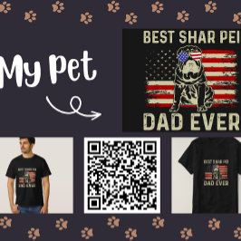 Best Shar Pei Dad Ever T-shirt