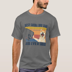 Best Shiba Inu Pap Ever Vaderdag Kerstmis T-shirt