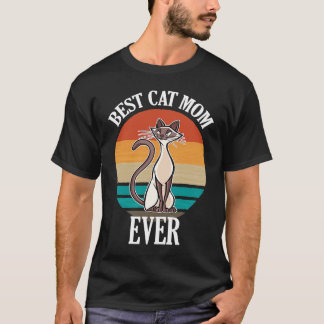Best Siamese Cat Mom Ever  Cat T-shirt