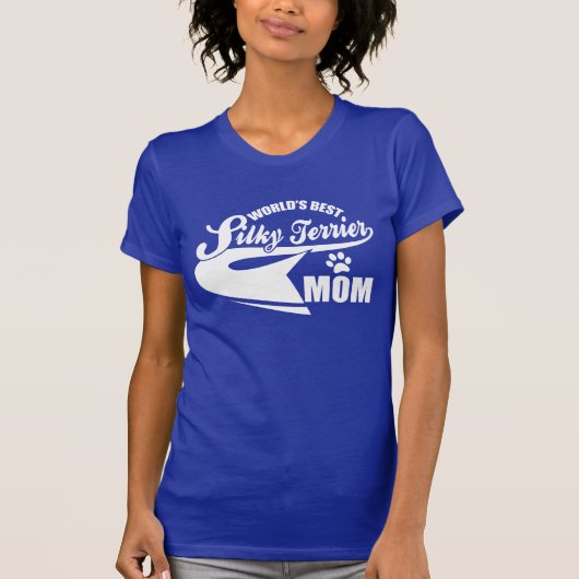 Best Silky Terrier Mam ter wereld T-shirt (Voorkant)