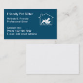 Best Simple Pet Sitter Visitekaartje (Voorkant / Achterkant)