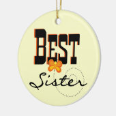 Best Sister Butterfly Gifts Keramisch Ornament (Links)