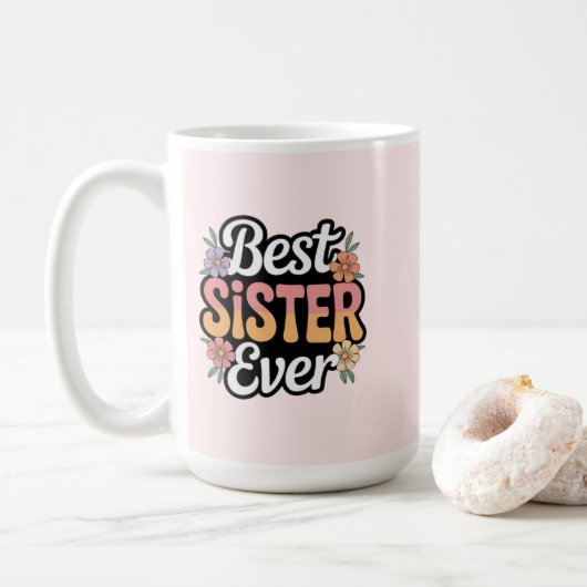 Best Sister Ever  Koffiemok (Met donut)