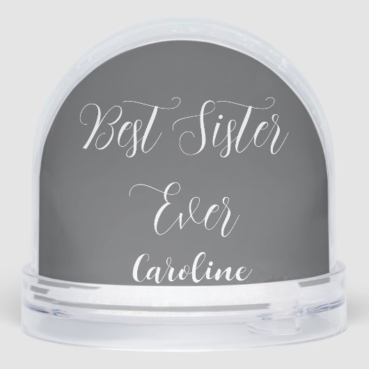 Best Sister Ever Personalized Photo Gift Daisy (Arrière)