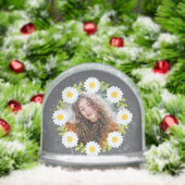 Best Sister Ever Personalized Photo Gift Daisy Sneeuwbol (Kerstmis)