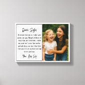 Best Sister Script Photo Collage Canvas Afdruk (Voorkant)