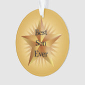Best Son Ever Star Ornament (voorkant)