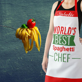 Best SpaghettiChef op maat Schort