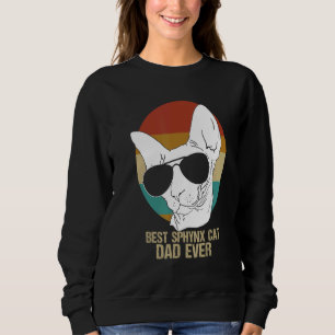 Best Sphynx Cat Dad Hairless Cat Father Mannen Mp Trui