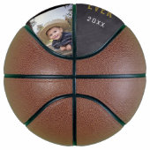 Best Step Dad Happy Vaderdag 3 Photo Collage Basketbal (Rechts)