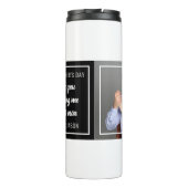 Best Step Dad Happy Vaderdag Photo   Thermosbeker (Achterkant)