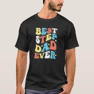 Best Step Pap Ever Colorful Retro Typografie T-shirt