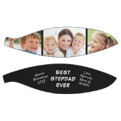 Best Stepdad Ever Photo Black Basketbal (Panelen)