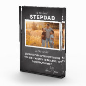 Best Stepdad | Vaderdag fotoblok (Rechts)