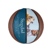 Best Stepfather Stepdad Ever Definition Photo Blue Basketbal (Verticaal)