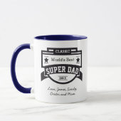 Best SUPER Dad in World op maat Mok (Links)