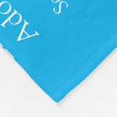 Best tante Definition Sky Blue Fun Fleece Deken (Hoek)