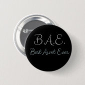 Best tante Ever BAE Ronde Button 5,7 Cm (Voorkant /achterkant)