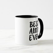 Best tante Ever Funny Coffee Mok (Voorkant rechts)