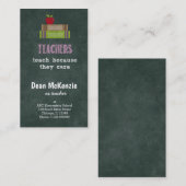 Best Teacher appreciation quote Visitekaartje (Voorkant / Achterkant)