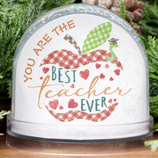 Best Teacher Ever Apple Motifs Appreciation 