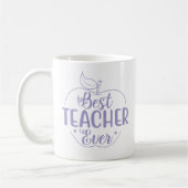 Best Teacher Ever Apple Personalized Koffiemok (Links)