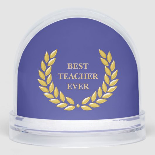Best Teacher Ever & Laurel Wreath on Deep Blue (Avant)