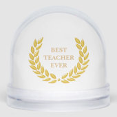 Best Teacher Ever & Laurel Wreath on White (Avant)
