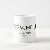 Best Teacher Ever Personalized Mug (Centre)