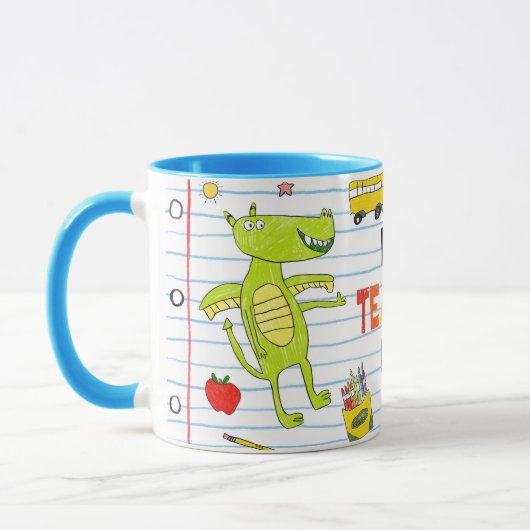 "Best Teacher Ever" Rudy & Rocky Mug Mok (Links)