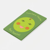 Best Teacher Happy Apple Custom Post-bericht Post-it® Notes (Schuin)