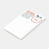 BEST TEACHERS monogramme personnalisé Post-It note (Incliné)