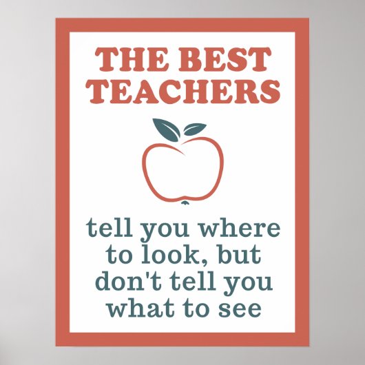 BEST TEACHERS poster (Devant)