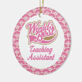 Best Teaching Assistant Gift Ornament ter wereld (Links)
