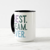 Best Team Ever | Fun Modern Team Appreciation Mok (Voorkant links)