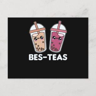 Best-Teas - Bubble Tea Kawaii Boba Tea Love Briefkaart
