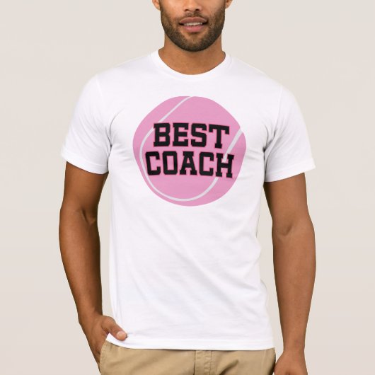 Best Tennis Coach T-shirt (Voorkant)