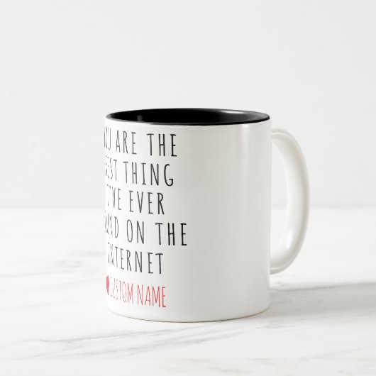 Best Thing I Found Online – Custom Name Mug (Devant droit)