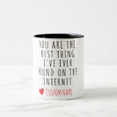 Best Thing I Found Online – Custom Name Mug (Centre)