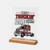 Best Truckin Dad Ever Vintage Truck Shirt Design_1 (Angle)