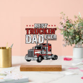 Best Truckin Dad Ever Vintage Truck Shirt Design_1 (Mariage)
